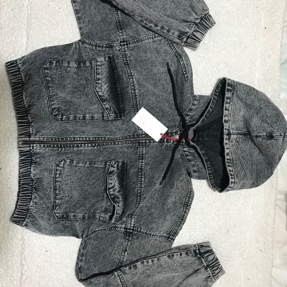 Denim Bomber Jacket - Picture 8 of 9